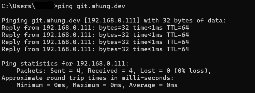 Ping domain được